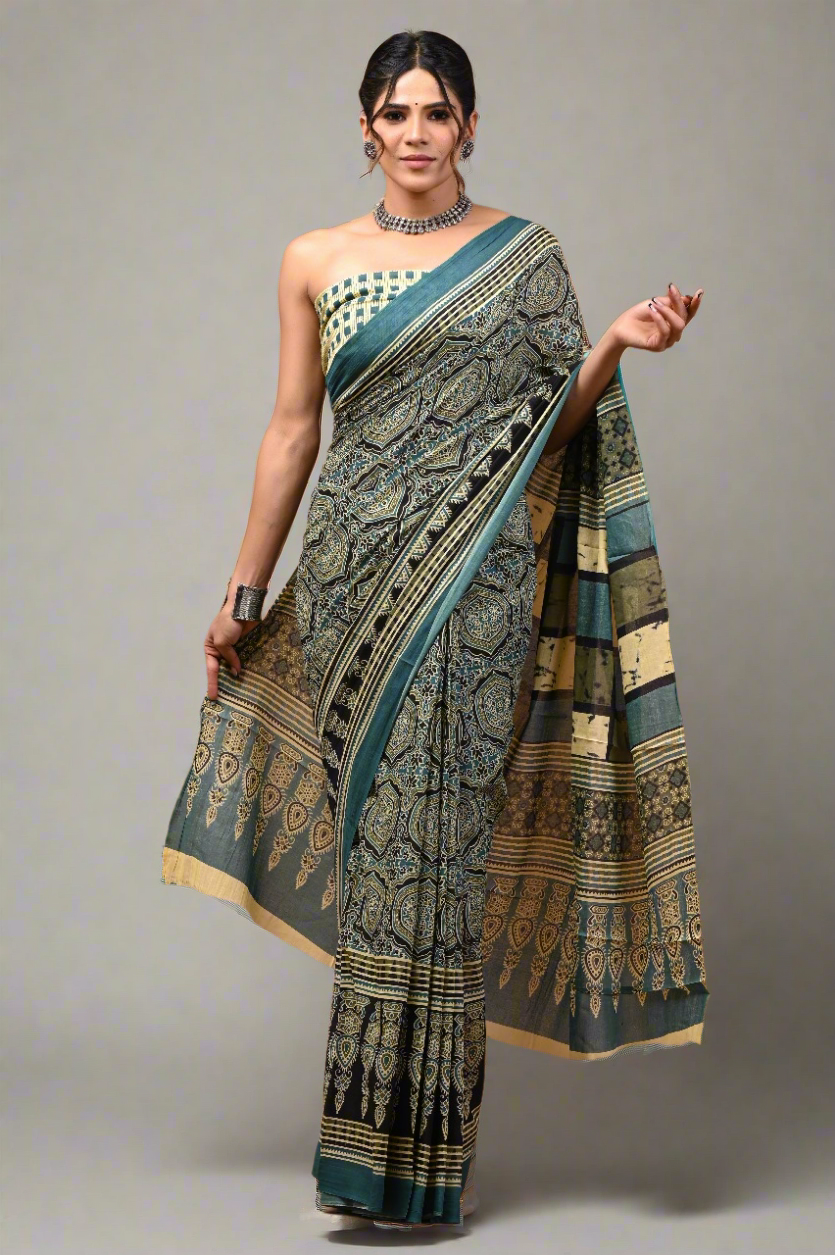 Mul mul cotton saree