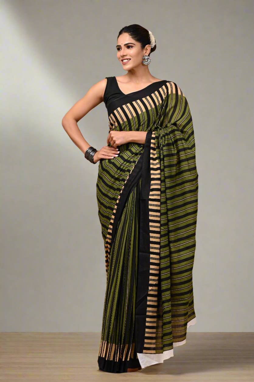Mul mul cotton saree