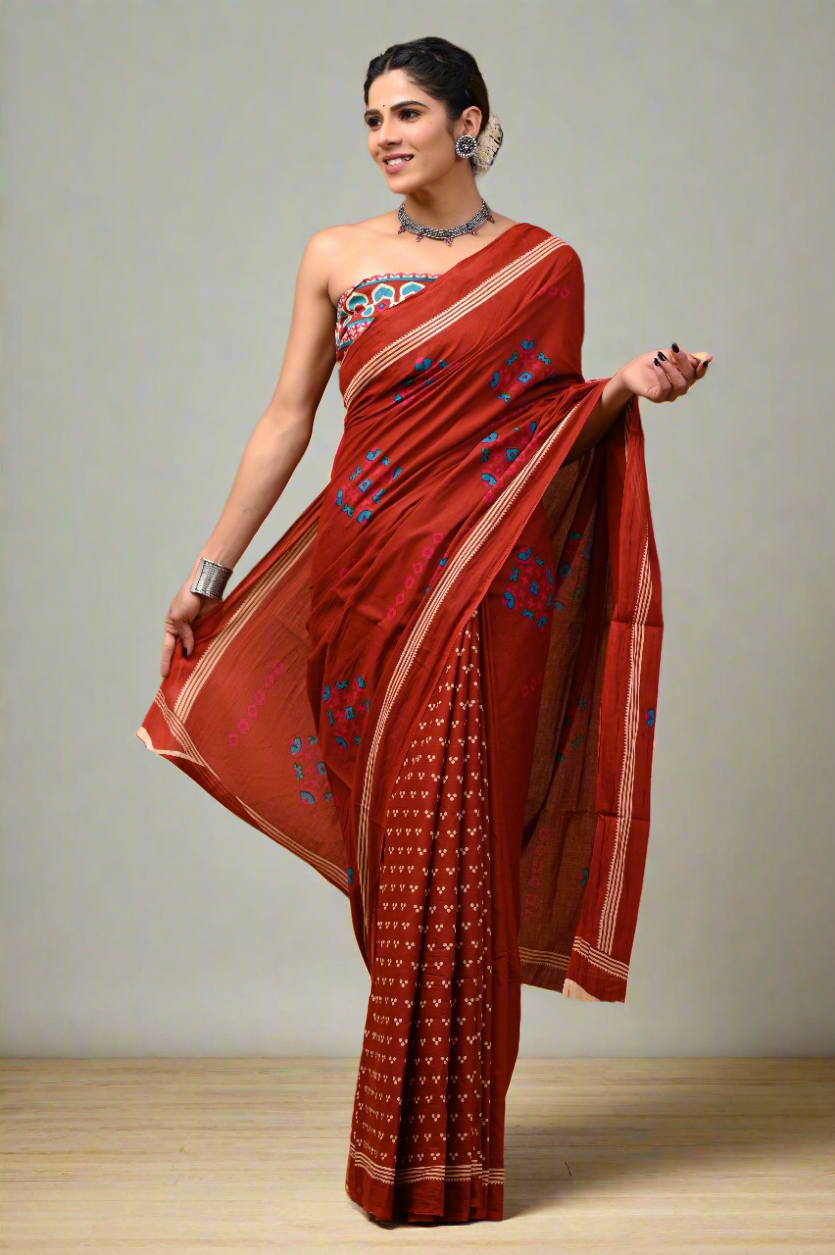 Mul summer wear Cotton saree
