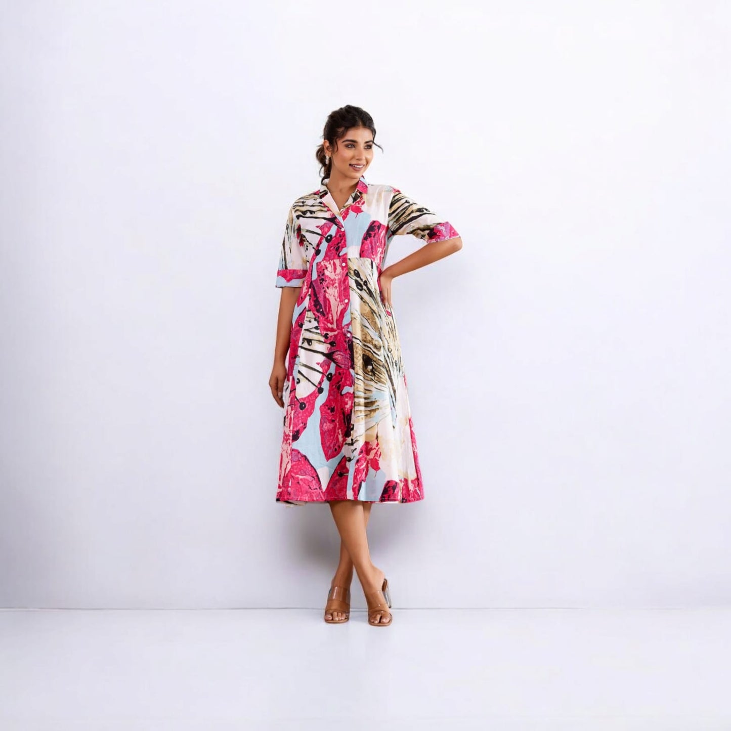 Stylish western wear A-line dress for women