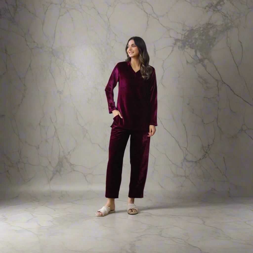 SUPER SOFT VELVET NIGHT SUIT